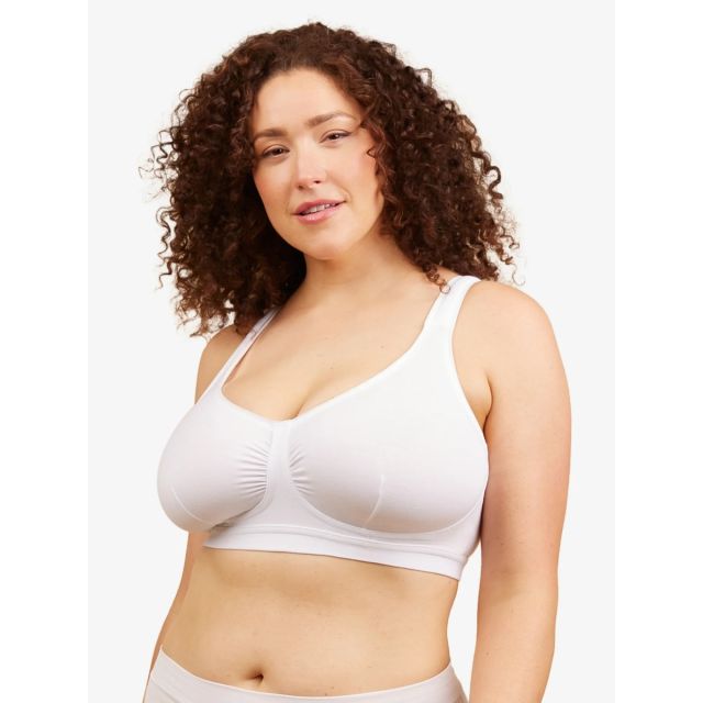 Leading Lady - The Evie All-Day Cotton Comfort Bra LL142-WHT