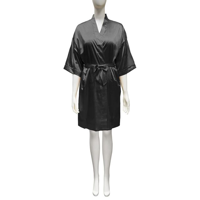 LuxRobe Premium Quality Satin Robe w/ Matching Sash Tie LUX V3701-41