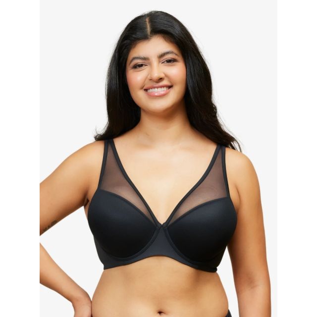 Leading Lady - The Jolene Perfect Plunge Underwire Bra LL5041BLK