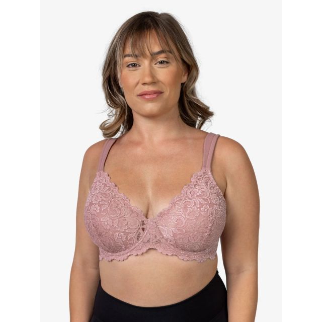 Leading Lady - The Ava Scalloped Lace Underwire Bra LL5044-ROMV