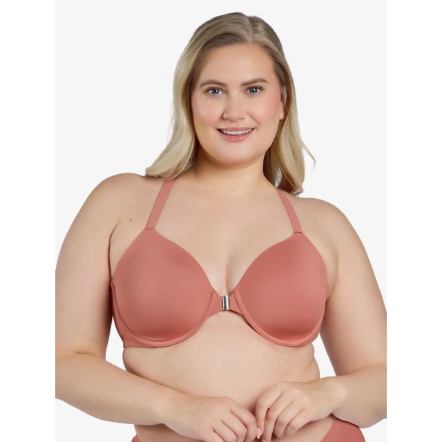 Leading Lady - The Luna Front-Closure Racerback Power Mesh Bra LL5915CACL