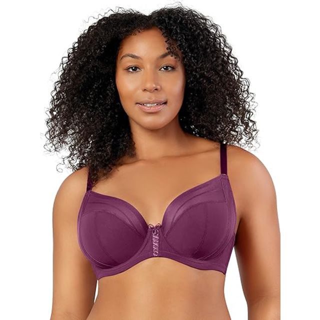 Parfait Shea Plunge Unlined Bra Blackberry P6062