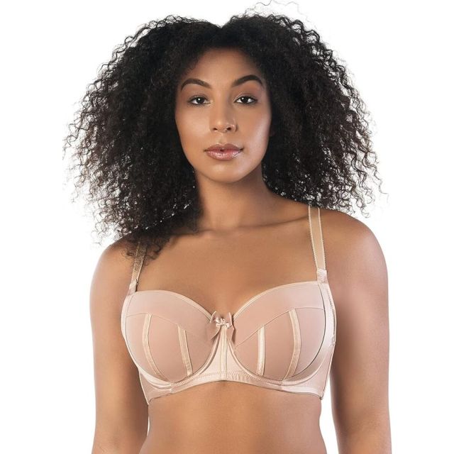 Parfait Charlotte Satin Padded Underwired Bra P6901-TRUE NUDE