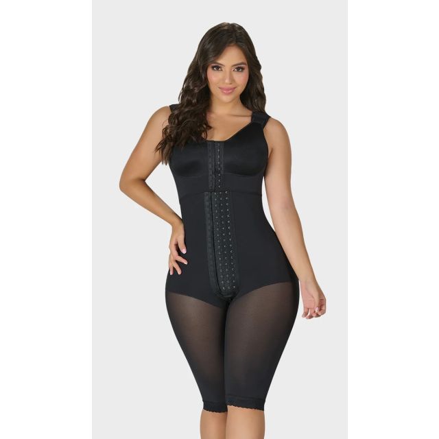 M&amp;D Post Op High Compression Bodysuit with Built In Bra MYD 00470