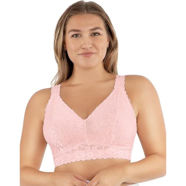Parfait Adriana Banded Stretch Lace Wireless Bralette P5482-PLPK