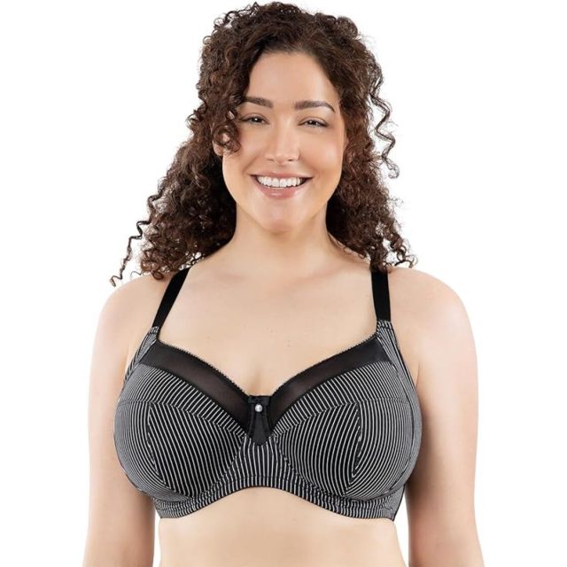 Parfait Adele Full Coverage Unlined Plunge Underwire Bra P61321-Black