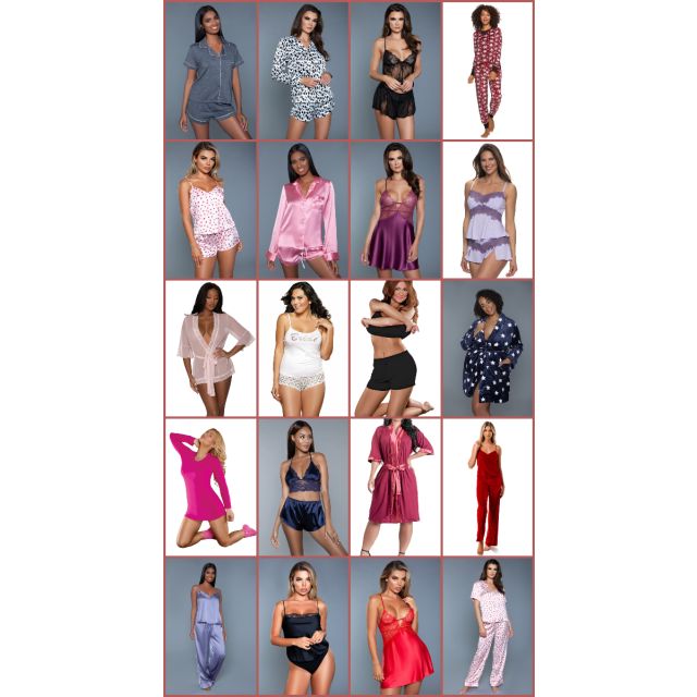 PJPAK10 – “Assorted Pajama / Sleepwear Package” - #1 Seller!
