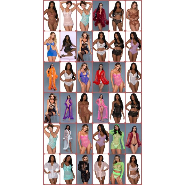 SXYPAK10 - &#039;Sexy Lingerie&#039; Assorted Package - #1 Seller!